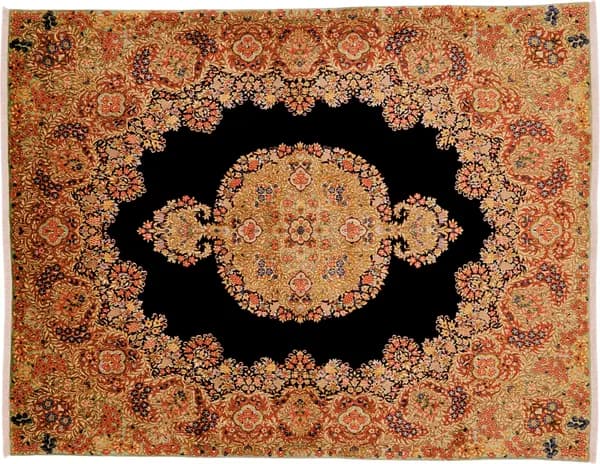 Hand-knotted Ravar, 250 × 193 cm