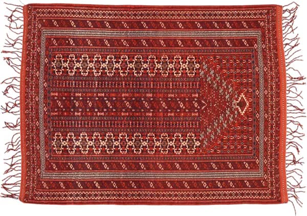 Hand-knotted Turkaman, 131 × 101 cm