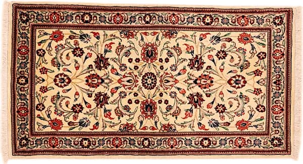 Hand-knotted Sarough, 129 × 69 cm