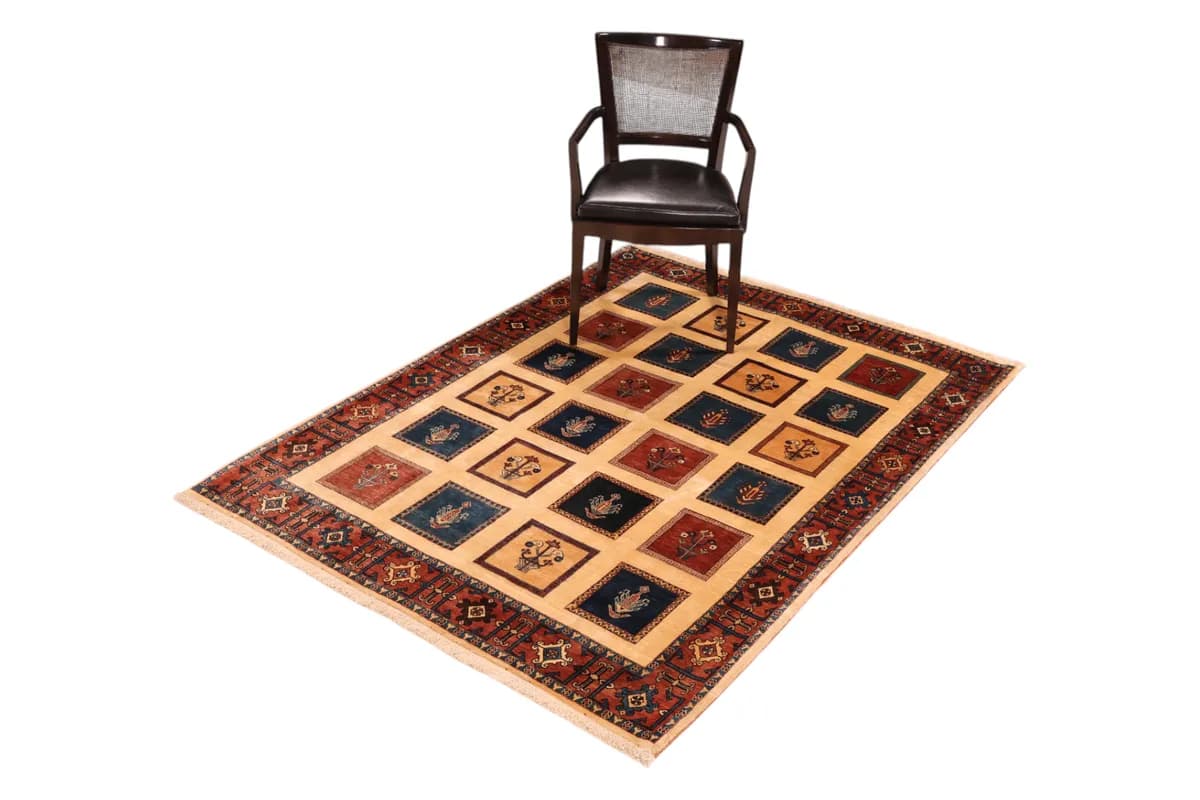 Gabbeh — Kashkouli Excl., 205 × 152 cm — detail | RUGSOCIETE