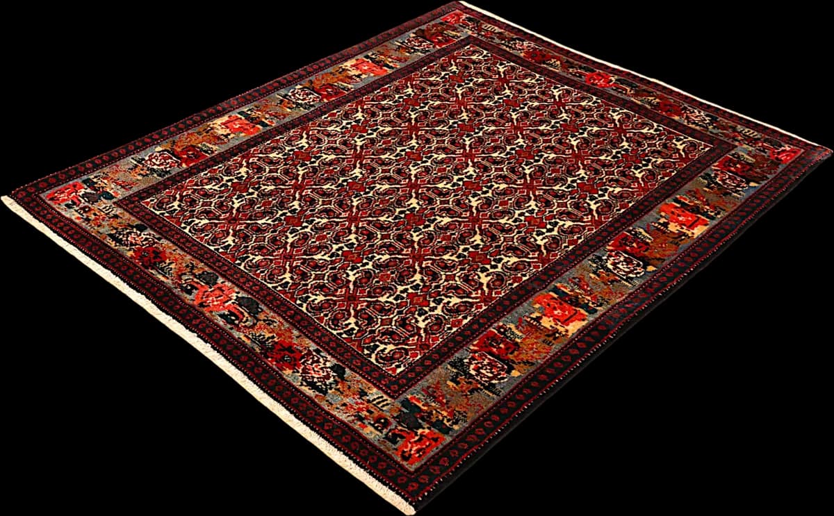 Senneh — Senneh, 150 × 125 cm — detail | RUGSOCIETE