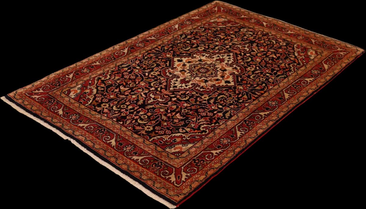 Hamadan — Djozan, 159 × 107 cm — detail | RUGSOCIETE
