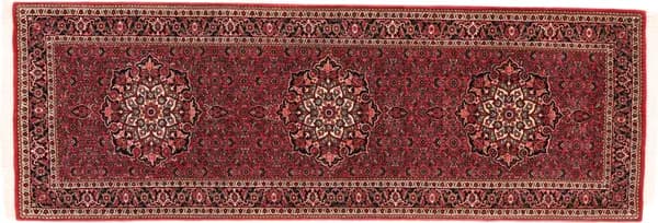 Handgeknüpfter Bidjar | Exklusiv Teppich, 214 × 73 cm, mit Seide — RUGSOCIETE Hamburg