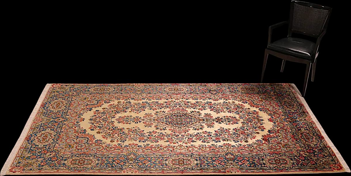 Kerman — Ravar, 268 × 149 cm — detail | RUGSOCIETE