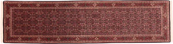 Hand-knotted Bidjar, 287 × 75 cm