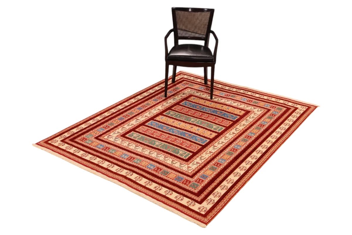 Gabbeh — Nimbaft, 225 × 175 cm — detail | RUGSOCIETE