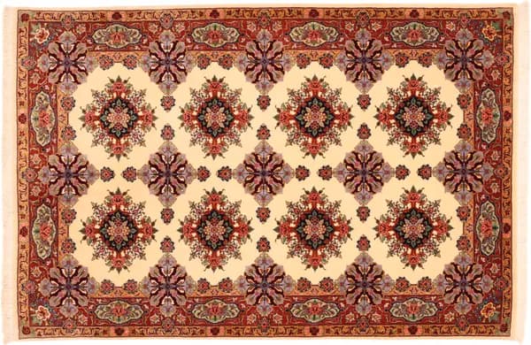 Hand-knotted Sarough, 197 × 131 cm