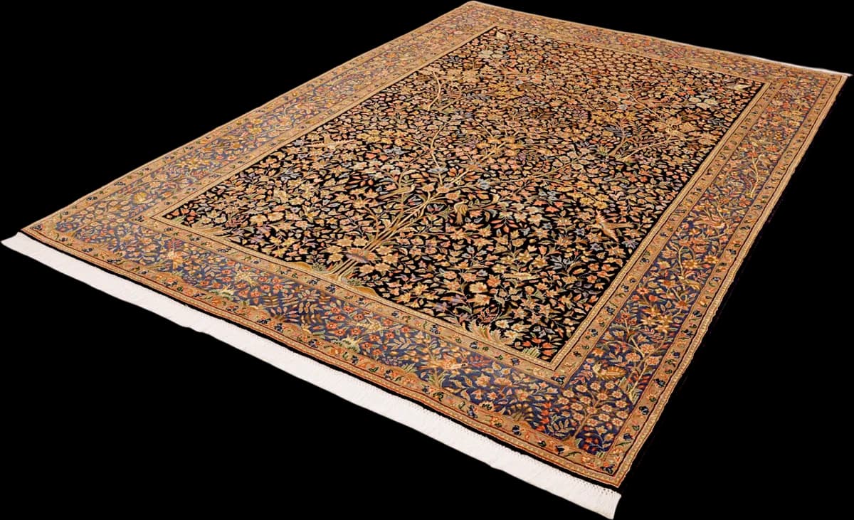 Kerman — Ravar, 261 × 177 cm — detail | RUGSOCIETE