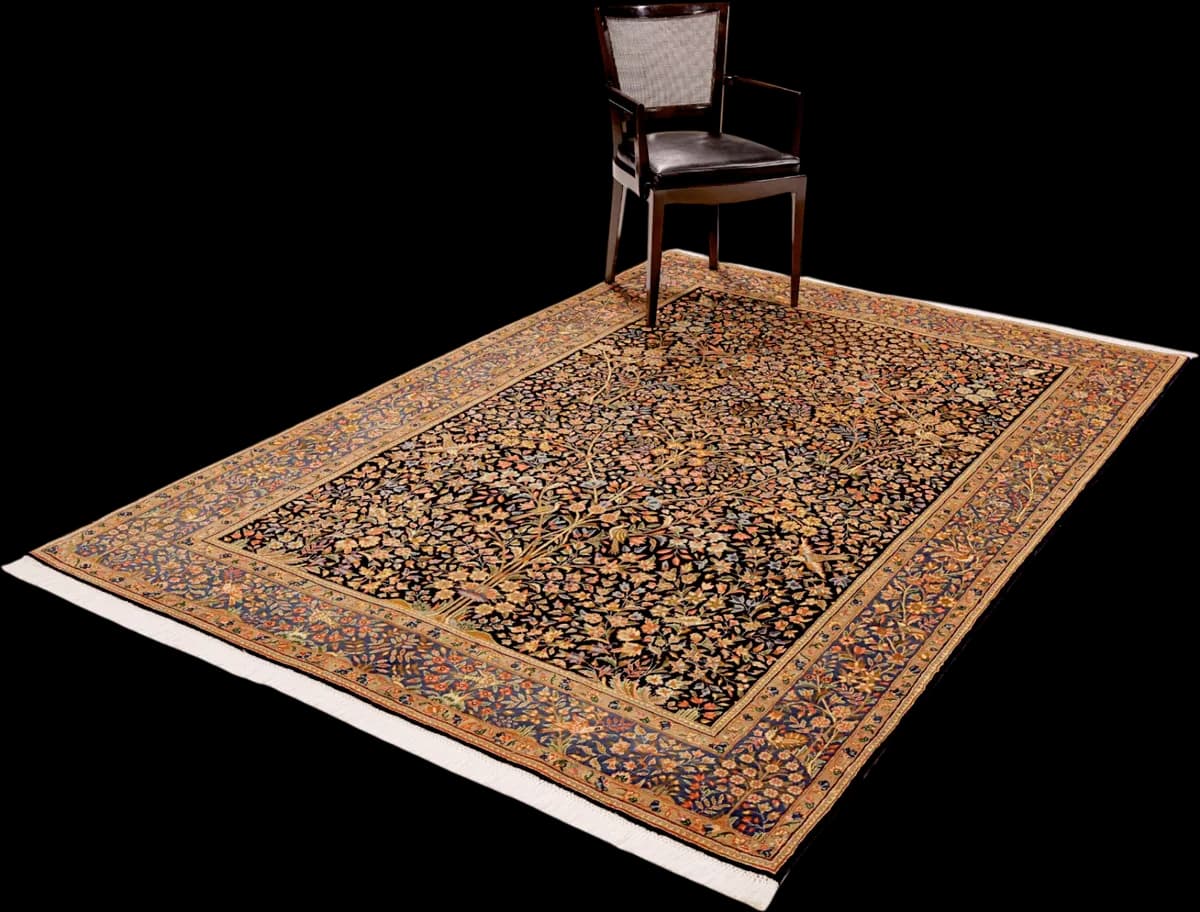 Kerman — Ravar, 261 × 177 cm — detail | RUGSOCIETE