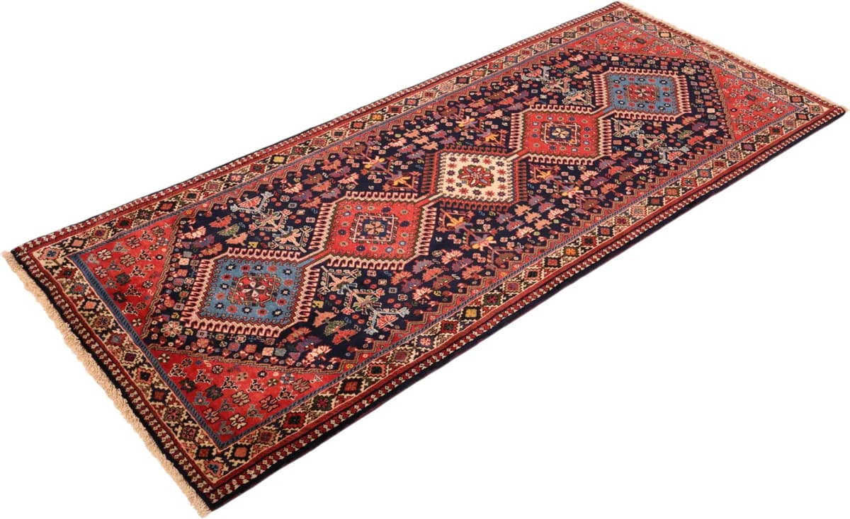 Yalameh rug — close-up of the weave and pile | RUGSOCIETE