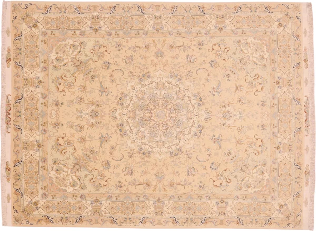 Hand-knotted Tabriz 55 rug, 265 × 198 cm — RUGSOCIETE Hamburg Speicherstadt