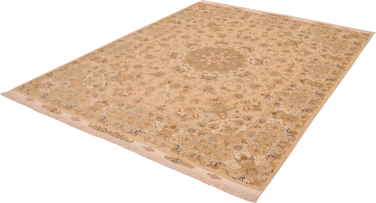 Tabriz 55 rug — close-up of the weave and pile | RUGSOCIETE