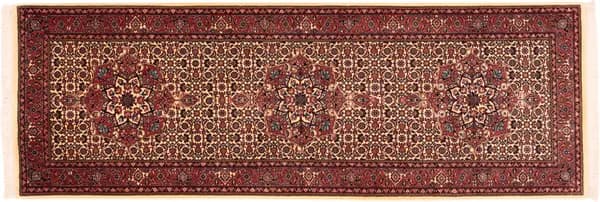 Handgeknüpfter Bidjar | Exklusiv Teppich, 241 × 83 cm, mit Seide — RUGSOCIETE Hamburg