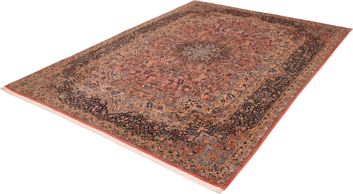 Rafsanjan rug — close-up of the weave and pile | RUGSOCIETE