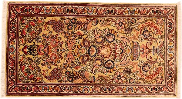 Hand-knotted Sarough, 127 × 71 cm
