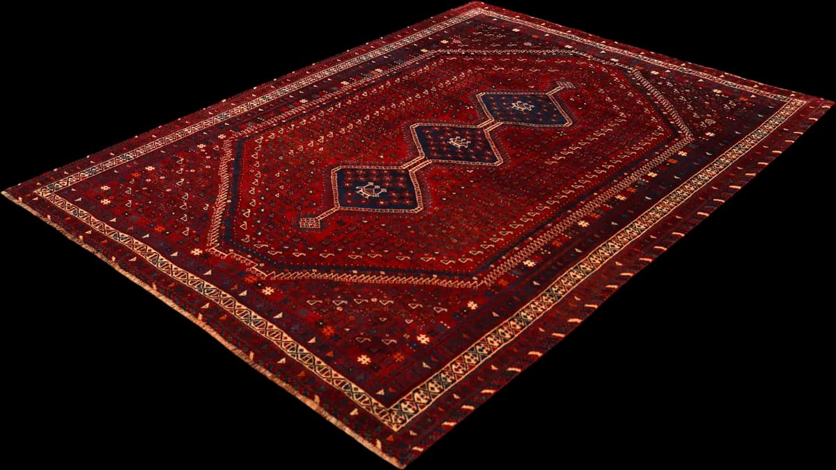 Shiraz — Ghashghai, 286 × 209 cm — detail | RUGSOCIETE
