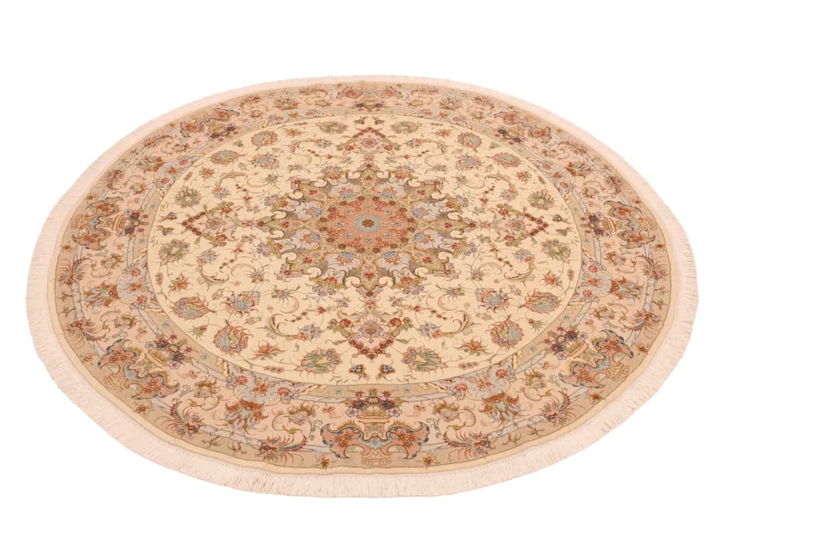 Tabriz 50 Raj — Tabriz 50 FL, 201 × 201 cm — detail | RUGSOCIETE