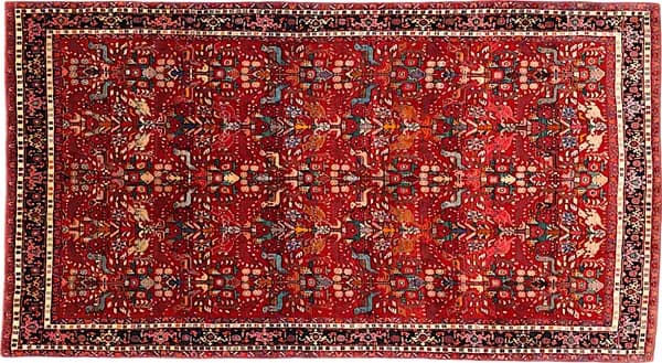 Hand-knotted Garrous, 283 × 154 cm