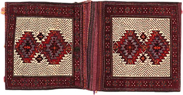 Hand-knotted Khordjin, 117 × 59 cm