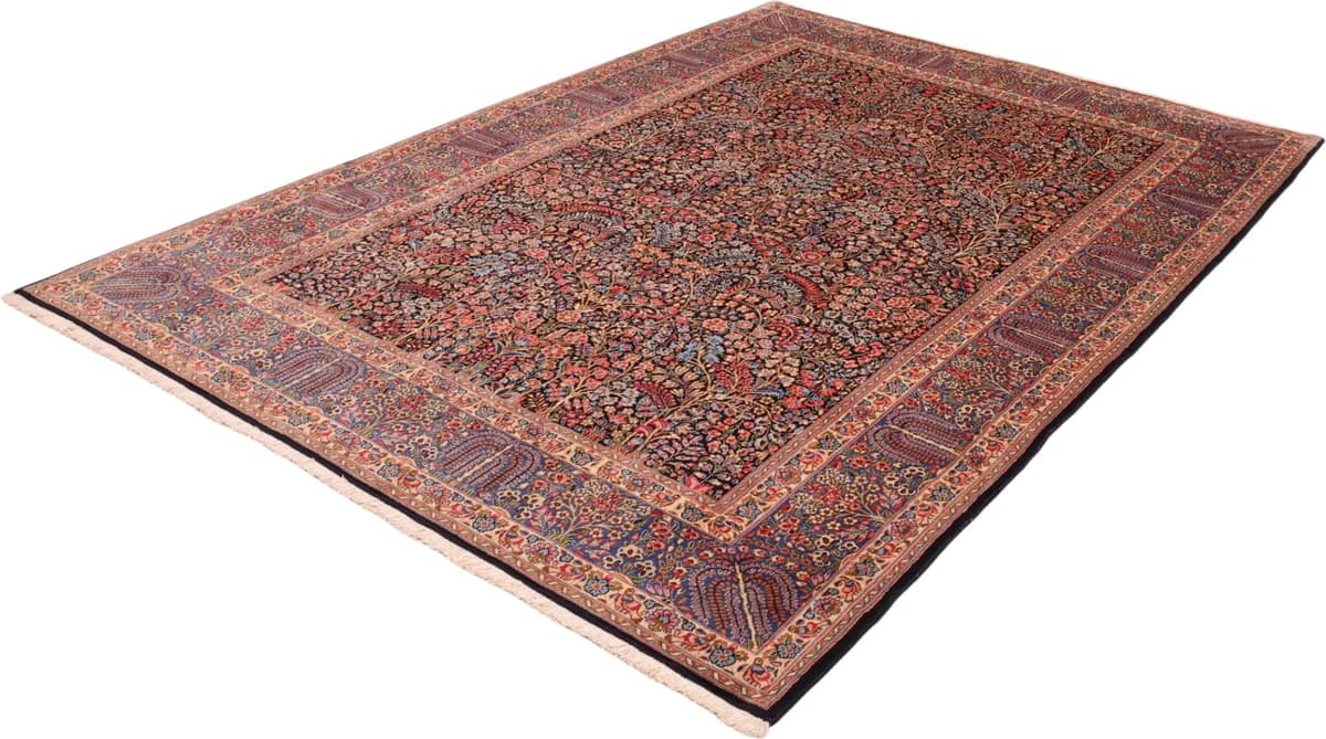 Rafsanjan rug — close-up of the weave and pile | RUGSOCIETE