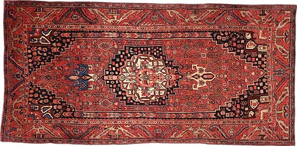 Hand-knotted Kordi, 298 × 145 cm