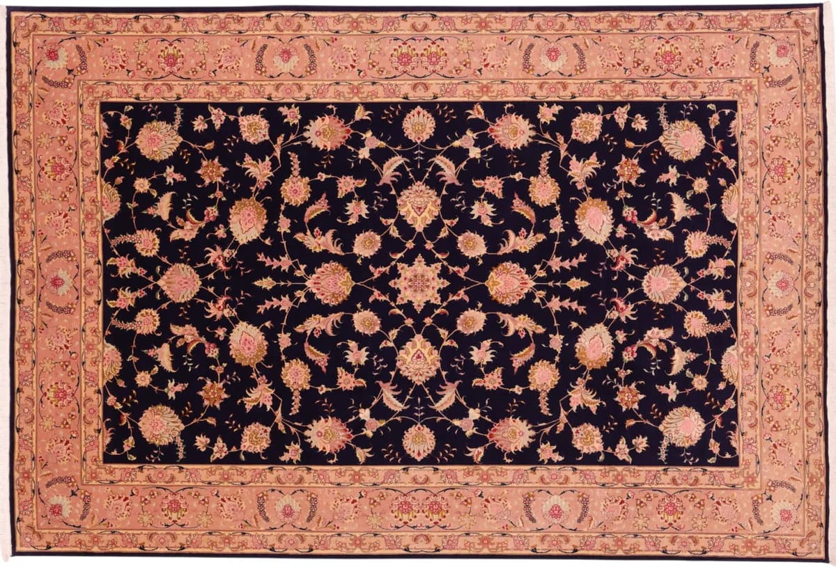 Hand-knotted Tabriz rug, 295 × 201 cm — RUGSOCIETE Hamburg Speicherstadt