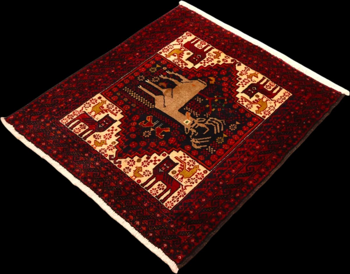 Belutsch — Belutsch, 84 × 74 cm — detail | RUGSOCIETE