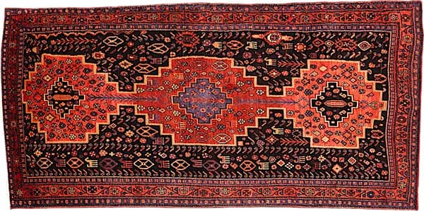 Hand-knotted Kordi, 267 × 131 cm