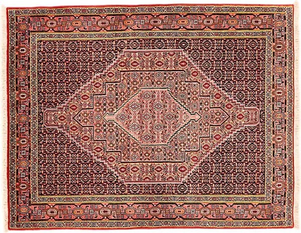 Hand-knotted Senneh, 152 × 120 cm