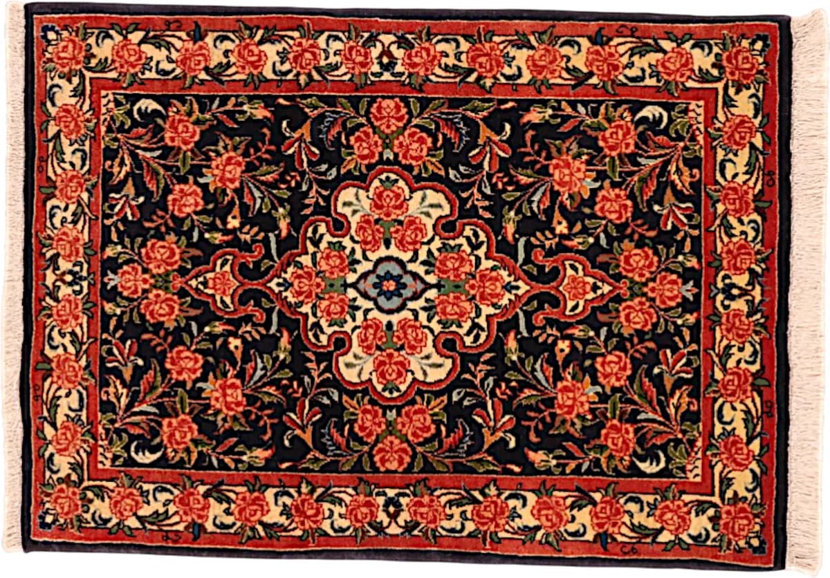 Hand-knotted Bidjar rug, 88 × 65 cm — RUGSOCIETE Hamburg Speicherstadt