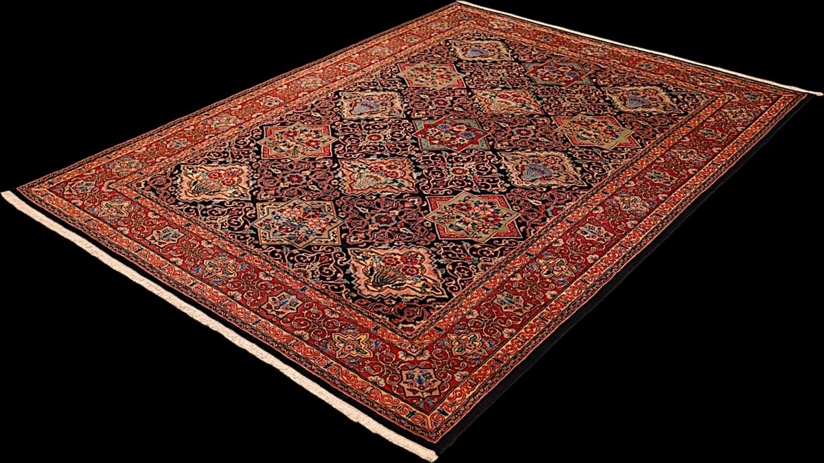 Shahr-e Babak — Shahr-e Babak, 282 × 214 cm — detail | RUGSOCIETE