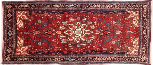 Hand-knotted Garrous, 331 × 145 cm