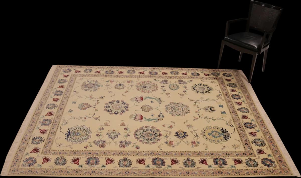 Tabriz 60 Raj — Tabriz 50W.S.FL, 249 × 197 cm — detail | RUGSOCIETE