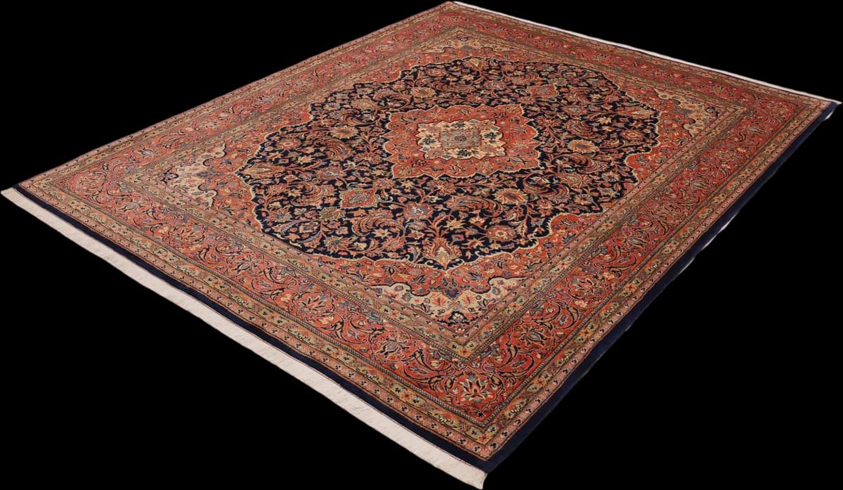 Kashan — Zabol, 250 × 202 cm — detail | RUGSOCIETE