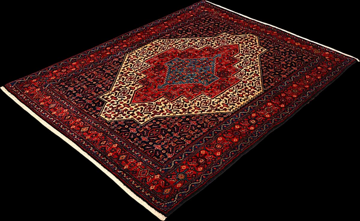 Senneh — Sannandadj, 165 × 124 cm — detail | RUGSOCIETE